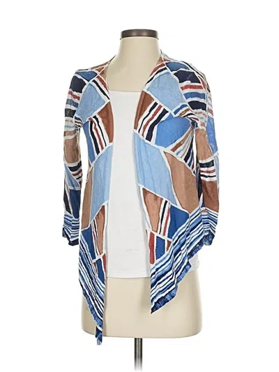 Pre-owned Nic + Zoe Cardigan Sweater In Blue