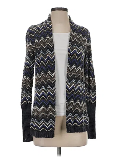 Pre-owned Nic + Zoe Cardigan Sweater In Blue