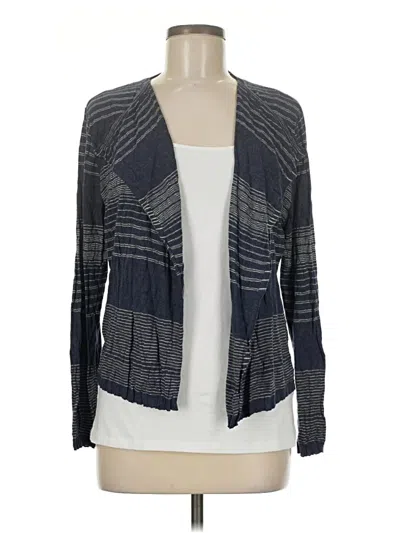 Pre-owned Nic + Zoe Cardigan Sweater In Blue