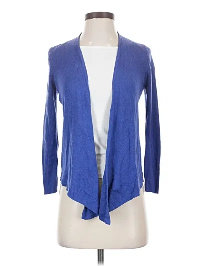 Pre-owned Nic + Zoe Cardigan Sweater In Blue