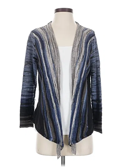 Pre-owned Nic + Zoe Cardigan Sweater In Blue