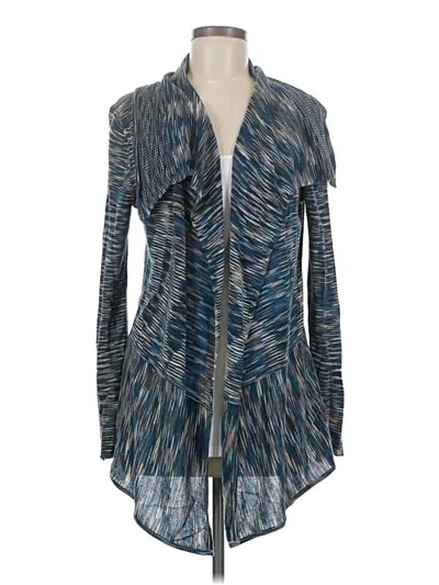 Pre-owned Nic + Zoe Cardigan Sweater In Blue
