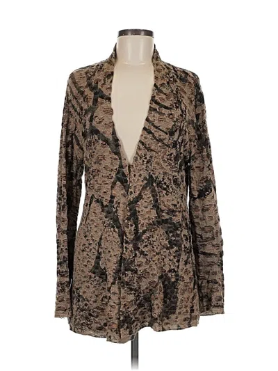 Pre-owned Nic + Zoe Cardigan Sweater In Brown