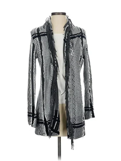 Pre-owned Nic + Zoe Cardigan Sweater In Gray