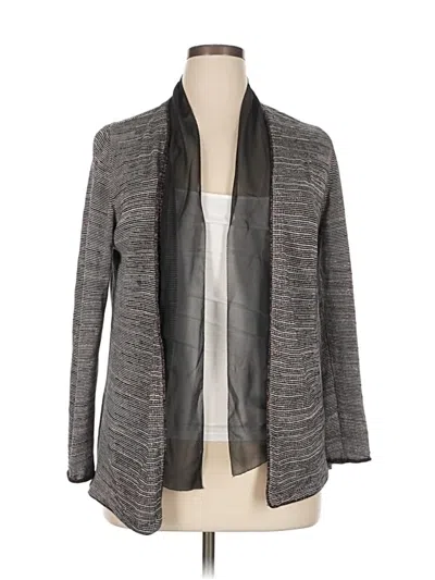 Pre-owned Nic + Zoe Cardigan Sweater In Gray
