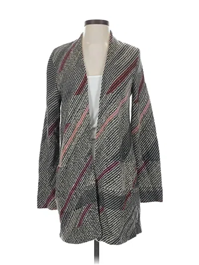Pre-owned Nic + Zoe Cardigan Sweater In Gray