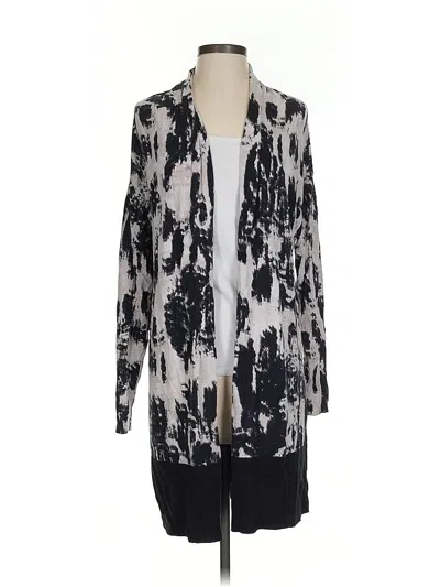 Pre-owned Nic + Zoe Cardigan Sweater In Gray