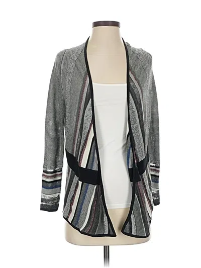 Pre-owned Nic + Zoe Cardigan Sweater In Gray