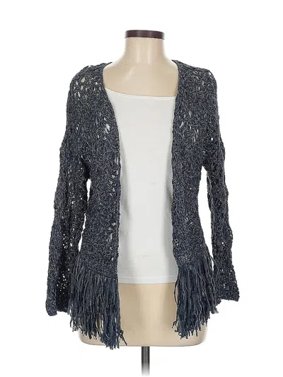 Pre-owned Nic + Zoe Cardigan Sweater In Gray