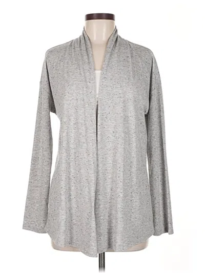 Pre-owned Nic + Zoe Cardigan Sweater In Gray