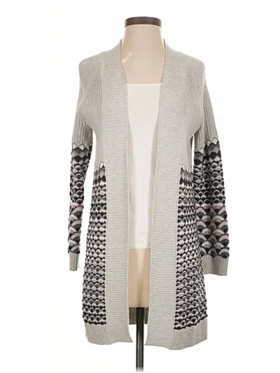 Pre-owned Nic + Zoe Cardigan Sweater In Gray