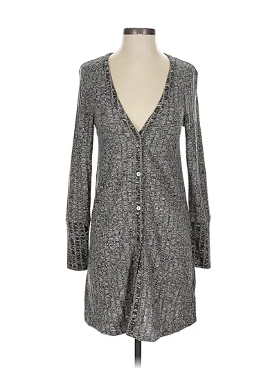 Pre-owned Nic + Zoe Cardigan Sweater In Gray