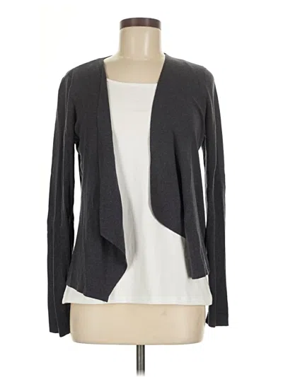 Pre-owned Nic + Zoe Cardigan Sweater In Gray