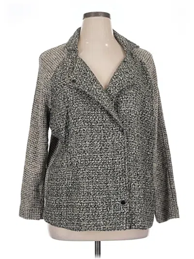 Pre-owned Nic + Zoe Cardigan Sweater In Gray