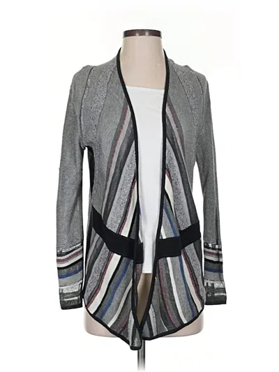 Pre-owned Nic + Zoe Cardigan Sweater In Gray