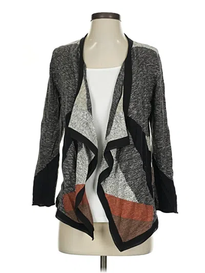 Pre-owned Nic + Zoe Cardigan Sweater In Gray