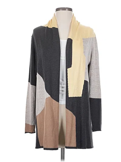 Pre-owned Nic + Zoe Cardigan Sweater In Gray