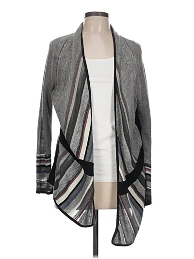 Pre-owned Nic + Zoe Cardigan Sweater In Gray