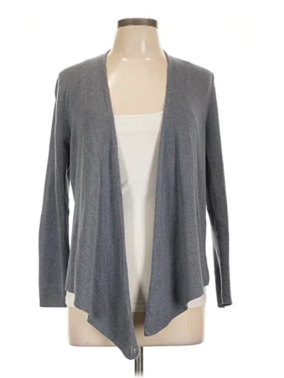 Pre-owned Nic + Zoe Cardigan Sweater In Gray