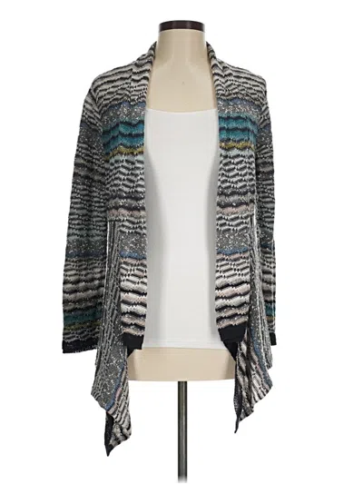 Pre-owned Nic + Zoe Cardigan Sweater In Gray