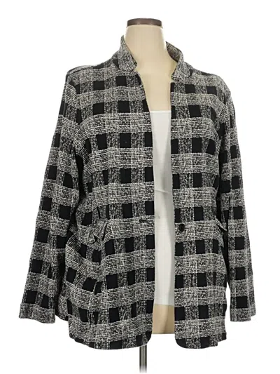 Pre-owned Nic + Zoe Cardigan Sweater In Gray