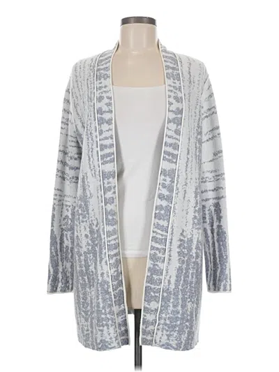 Pre-owned Nic + Zoe Cardigan Sweater In Gray