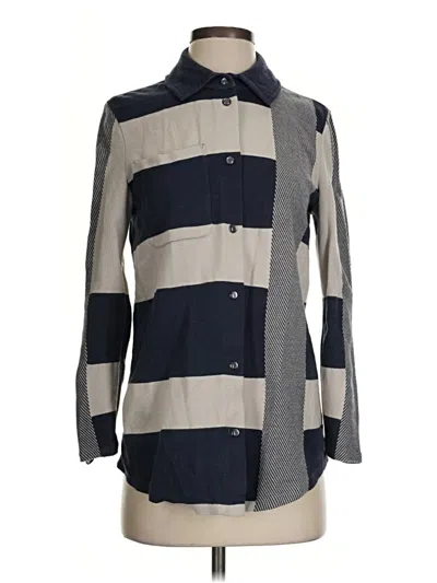 Pre-owned Nic + Zoe Cardigan Sweater In Gray