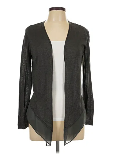Pre-owned Nic + Zoe Cardigan Sweater In Gray