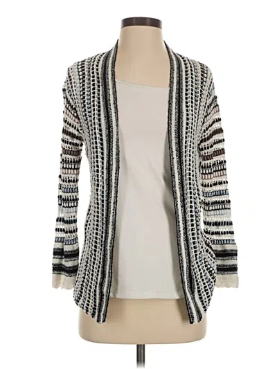 Pre-owned Nic + Zoe Cardigan Sweater In Gray