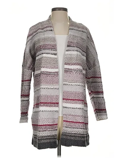 Pre-owned Nic + Zoe Cardigan Sweater In Gray
