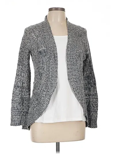 Pre-owned Nic + Zoe Cardigan Sweater In Gray