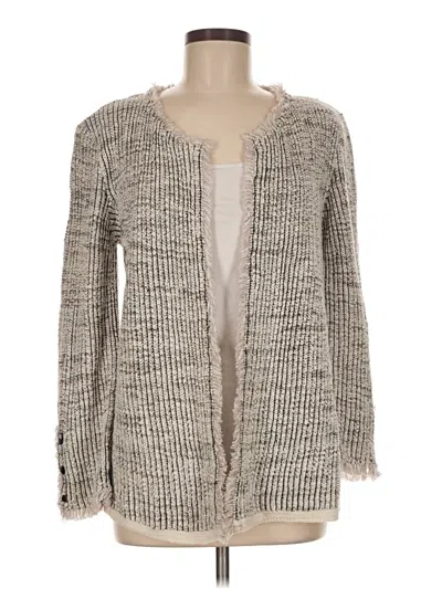 Pre-owned Nic + Zoe Cardigan Sweater In Gray