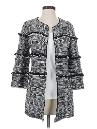 Pre-owned Nic + Zoe Cardigan Sweater In Gray