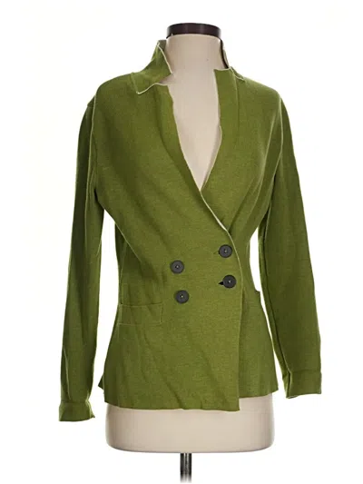 Pre-owned Nic + Zoe Cardigan Sweater In Green