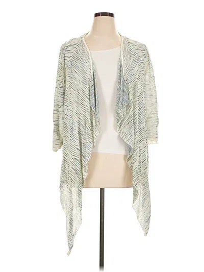 Pre-owned Nic + Zoe Cardigan Sweater In Green