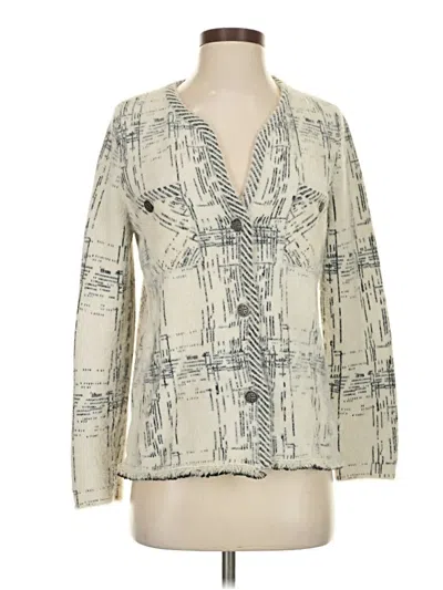 Pre-owned Nic + Zoe Cardigan Sweater In Ivory