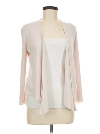Pre-owned Nic + Zoe Cardigan Sweater In Ivory