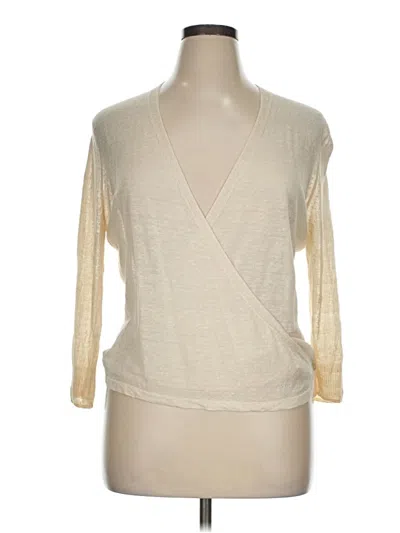 Pre-owned Nic + Zoe Cardigan Sweater In Ivory