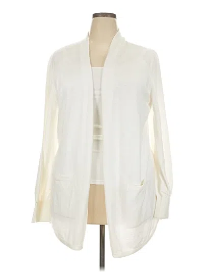 Pre-owned Nic + Zoe Cardigan Sweater In Ivory