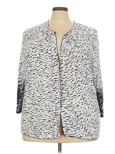 Pre-owned Nic + Zoe Cardigan Sweater In Ivory
