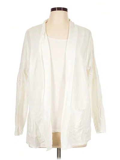Pre-owned Nic + Zoe Cardigan Sweater In Ivory