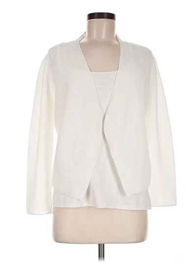 Pre-owned Nic + Zoe Cardigan Sweater In Ivory
