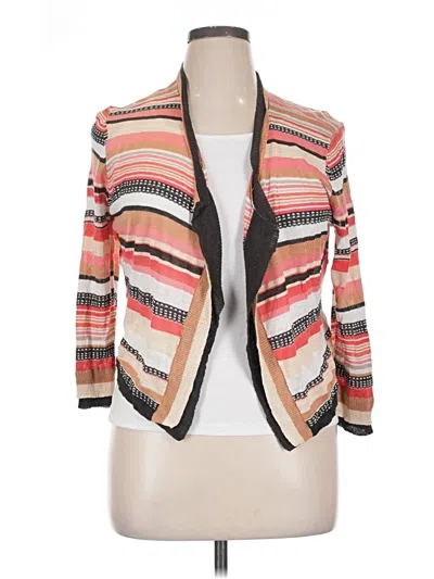 Pre-owned Nic + Zoe Cardigan Sweater In Orange