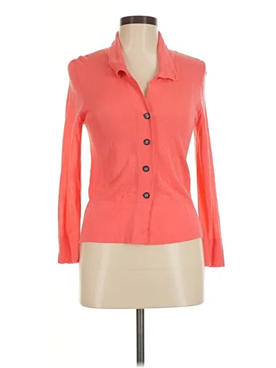 Pre-owned Nic + Zoe Cardigan Sweater In Orange