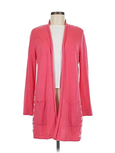 Pre-owned Nic + Zoe Cardigan Sweater In Pink