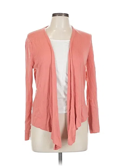 Pre-owned Nic + Zoe Cardigan Sweater In Pink