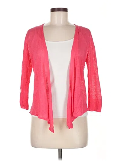 Pre-owned Nic + Zoe Cardigan Sweater In Pink
