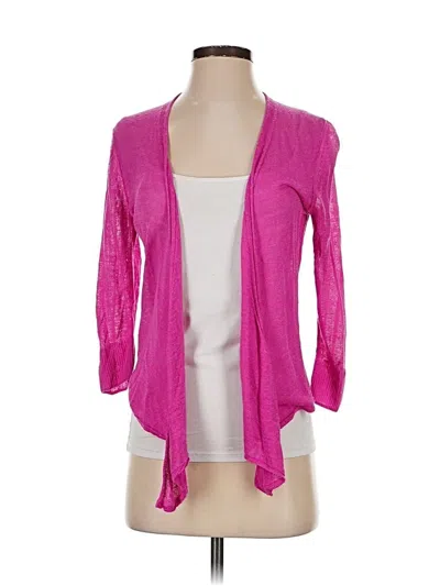 Pre-owned Nic + Zoe Cardigan Sweater In Pink