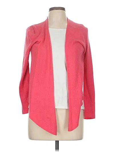 Pre-owned Nic + Zoe Cardigan Sweater In Pink
