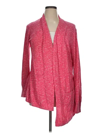 Pre-owned Nic + Zoe Cardigan Sweater In Pink